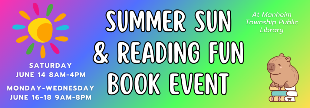 Summer Sun Reading Fun Book Event