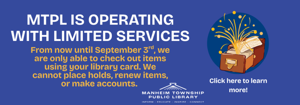 MTPL is operating with limited services. Click here to learn more. 